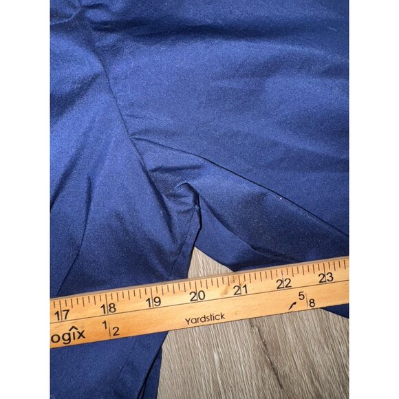 George Womens Plus Size 3X Button-Up Shirt Blue Sapphire 3/4 Sleeves 22W-24W Cot - Picture 6 of 6